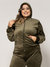 Conjunto de Veludo Plush Com Capuz Plus Size . CONPL-001