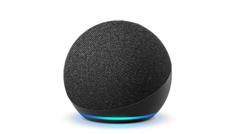Echo dot con reloj negro new arrivals