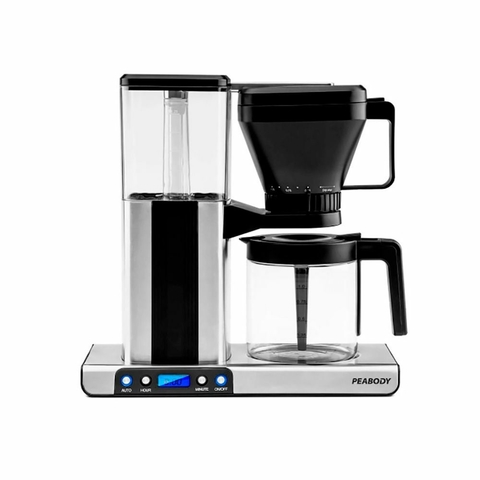 Cafetera Eléctrica Peabody 1,25Lts Filtro Acero Inoxidable por goteo 1550W PE-MK01