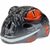 Casco infantil con luces lagarto Negro