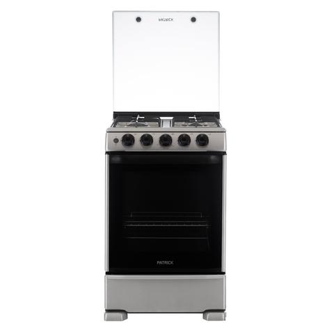 ESLABON DE LUJO COCINA EFM-56NI2A 4H HORNO PARRILLA VALVULA SEG INOX 56CM GN