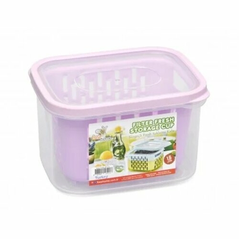 Bowl colador escurridor lavado de verduras pastel 1,6L 02204