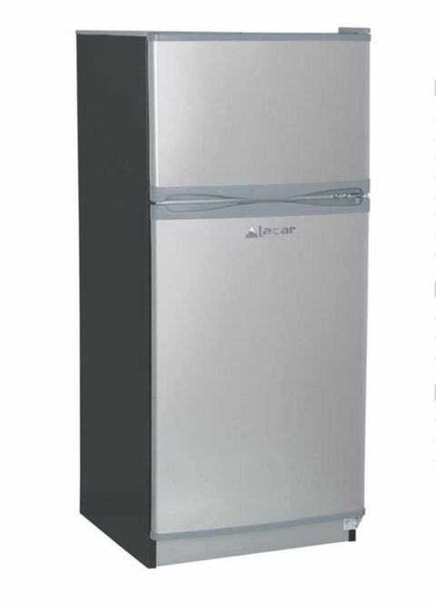 Heladera con freezer Lacar InoxBlack 220 litros modelo 2110