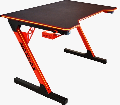 Mesa escritorio Gamer makkax Hammer Rojo