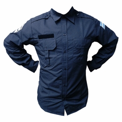 Camisa ML rip azul T:34-44 (4120495)