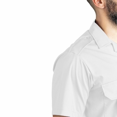 Camisa MC Cuello Solapa Blanca T:32-44 (4120110) - Rerda S.A. - Sastrería Militar