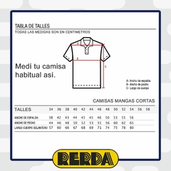 Camisa Manga Corta cuello Solapa Celeste T:46-50 (4120544) - comprar online