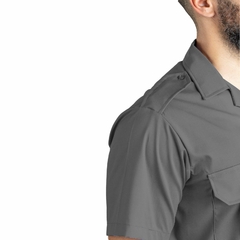 Camisa MC Cuello Solapa Gris T:52-56 (4120569) - Rerda S.A. - Sastrería Militar