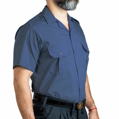 Camisa Manga Corta cuello Solapa Azul T:52-56 (4120335) en internet