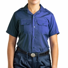 Camisa MC cuello Solapa Azul Vip T:52-56 (4120088) - tienda online