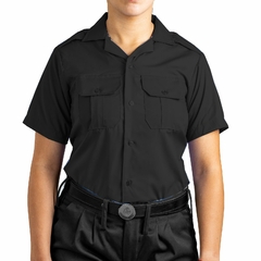 Camisa MC cuello Solapa Negra T:46-50 (4120625) - tienda online