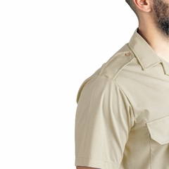 Camisa MC cuello Solapa Beige T:46-50 (4130150) - Rerda S.A. - Sastrería Militar