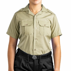 Camisa MC cuello Solapa Beige T:58-62 (4130152) - tienda online