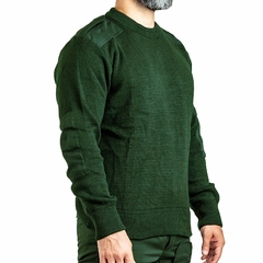 Tricota con Cuello Redondo Forrada Verde (2301333) - Rerda S.A. - Sastrería Militar