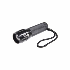 Linterna Táctica de Aluminio Mini Led Cree Zoom a Pilas AAA (8520265)