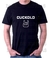 Camiseta preta algodão CUCKOLD 01 estampa em branco.