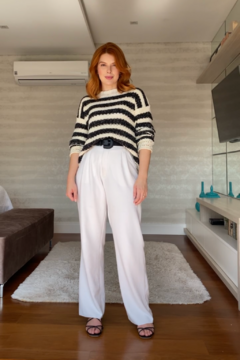 Imagem do Calça Pantalona Ema - Off White