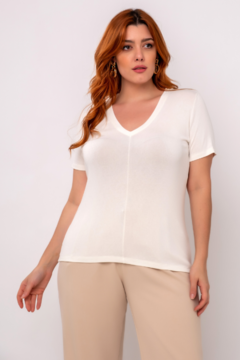 T-shirt Maria - Off White - comprar online