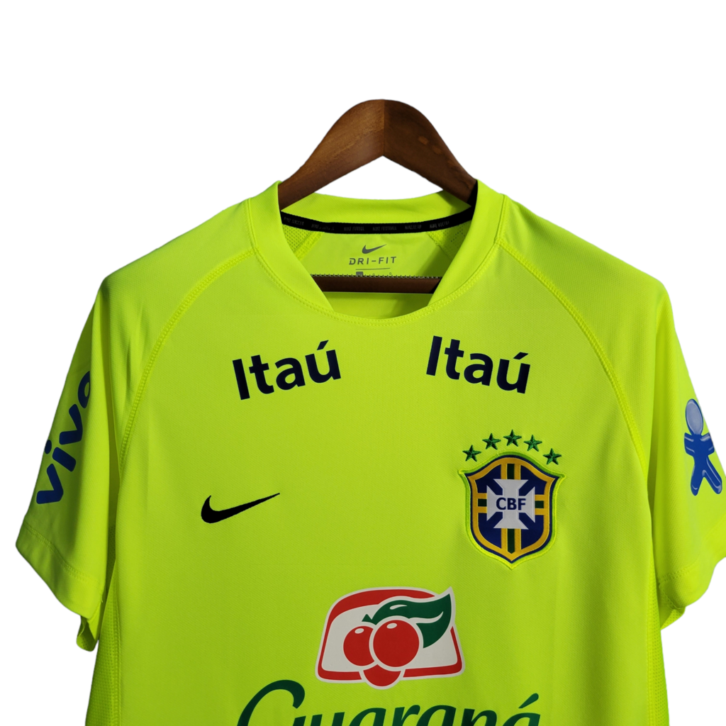 Camisa Seleção Brasileira Treino Todos os Patrocínios Torcedor