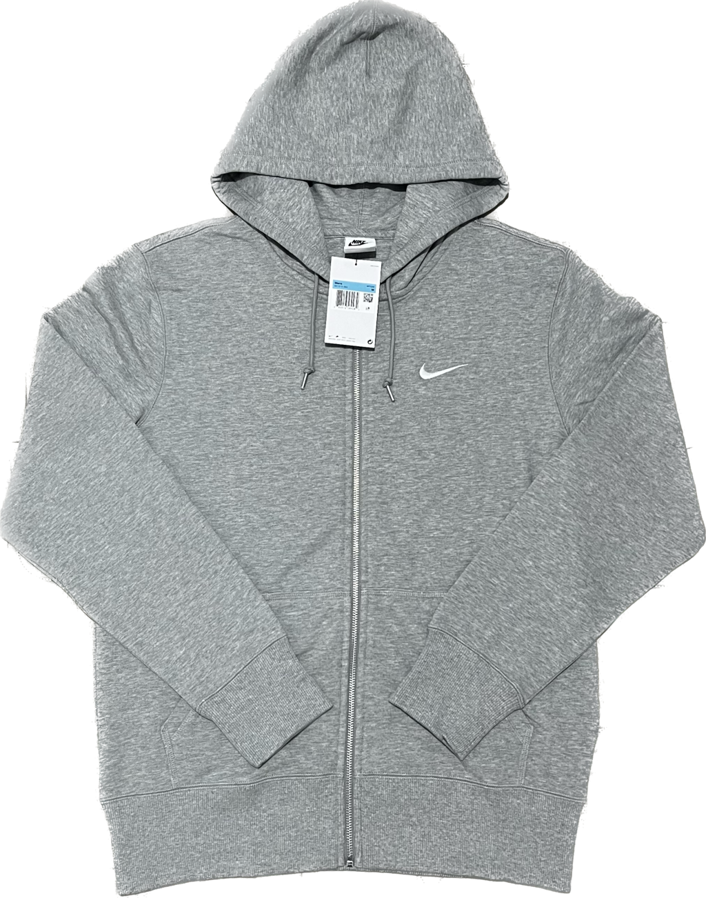 Jaqueta Moletom Nike Mini Swoosh Cinza - Old Crisa