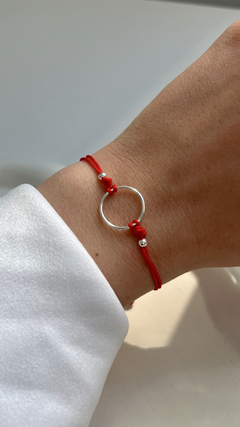 Pulsera Abby Red | Plata 925