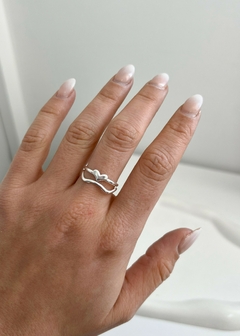 Anillo Minnu | Acero Blanco - comprar online