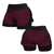 Imagem do Short Esportivo Duplo Feminino Dryfit Duas cores Academia