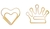 Clips Ludico Dourado Princesas - comprar online