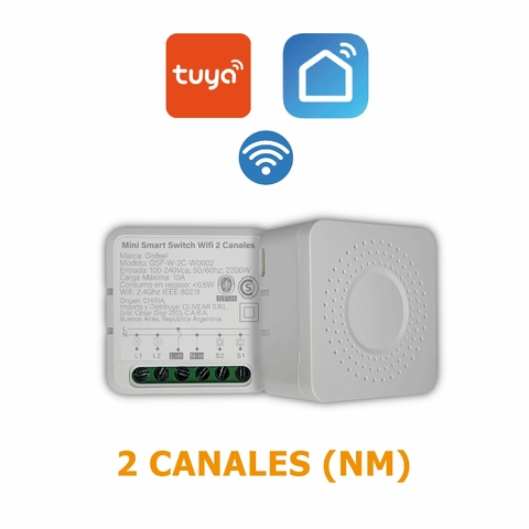 Mini Switch 2 Canales Wifi Smartlife / Tuya