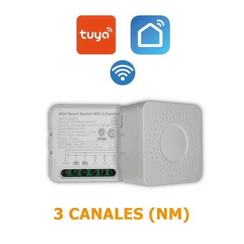 Mini Switch 3 Canales Wifi Smartlife / Tuya
