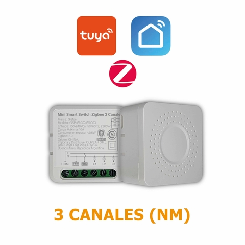 Mini Switch 3 Canales Zigbee Smartlife / Tuya