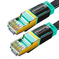 Cable de Red CAT 8 FTP Flat 40 Gbps 2000 Mhz Samzhe 1 Metro