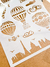 Stencil Hot Air Balloon - comprar online