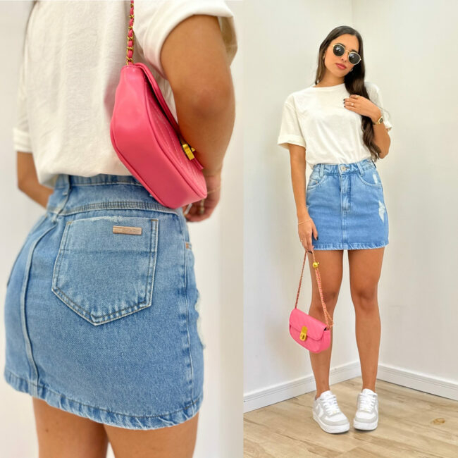 Saia Jeans Zuri Comprar em Use S ffi