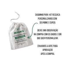 Saquinho para Kit Ressaca Personalizado 12cmx9cm - comprar online