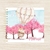 Livro do bebê personalizado Animais baloeiros rosa