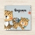 Livro do bebê personalizado Leopardos baby