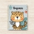 Caderneta de saúde personalizada Leopardo