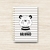 Caderneta de saúde personalizada Ursinho minimalista