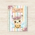Caderneta de vacinação da criança personalizada com nome na capa no tema Abelhinha cute