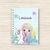 Agenda creche permanente personalizada no tema Sereia cute