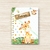 Caderneta de saúde personalizada Girafinha linda