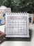 Calendario mesa 2025 Alice mood + brinde - Livro do bebê personalizado | Caderneta de saúde | GrazyParties 