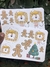 Kit com Mini cartela de adesivos - Natal do Leão Os adesivos mais fofinhos e especiais você encontra aqui na GrazyParties.