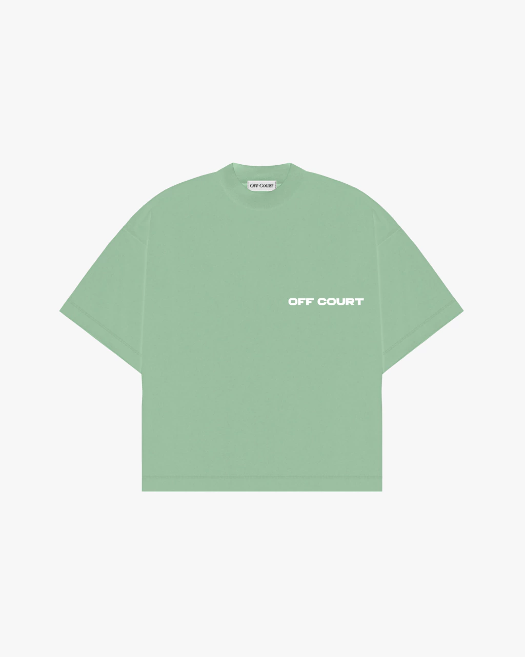 APPLIQUE LOGO TEE - MINT GREEN