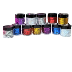 Pack Glitter Gel X12 Tachitos Ideal Fiesta Tonos Variados - comprar online