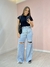 Wide Leg Jeans Mais Estilosa Rasgo - comprar online