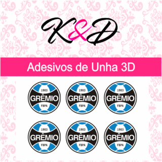 Adesivo de Unha 3D Grêmio - comprar online