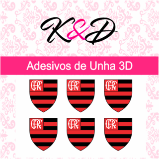 Adesivo de Unha 3D Flamengo - comprar online