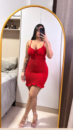 Vestido Lastec Premium Alcinha - Vermelho na internet